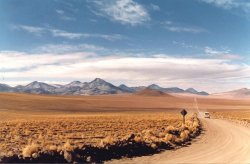Une route sur les haut-plateaux Andins