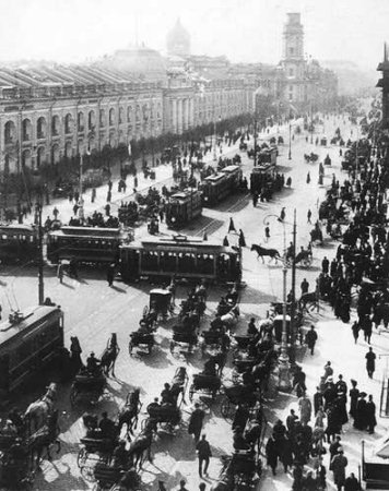 The Nevsky avenue in Saint-Petersbourg (file)